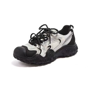 Spring 2025 New Style Inner Height Increase Thick Sole Outdoor Ugly Cute Shoes Female Torre Shoes Hiking Hiking Shoes Casual Shoes Sports