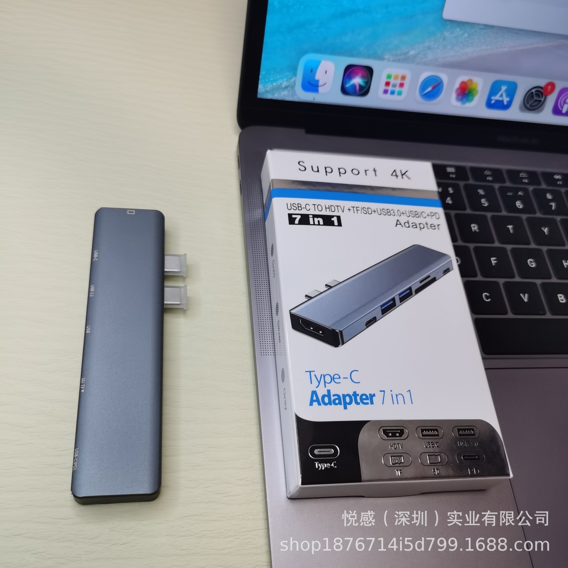 Cross-border Special Supply Spot Direct Sales Usb Hub Converter Suitable For Macbook Computer Apple Docking Station