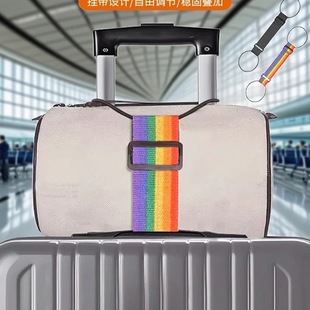 Suitcase Hanging Buckle, External Hanging Buckle with Suitcase Bundling Backpack Trolley Case Fixing Belt, Elastic Luggage Packing Belt