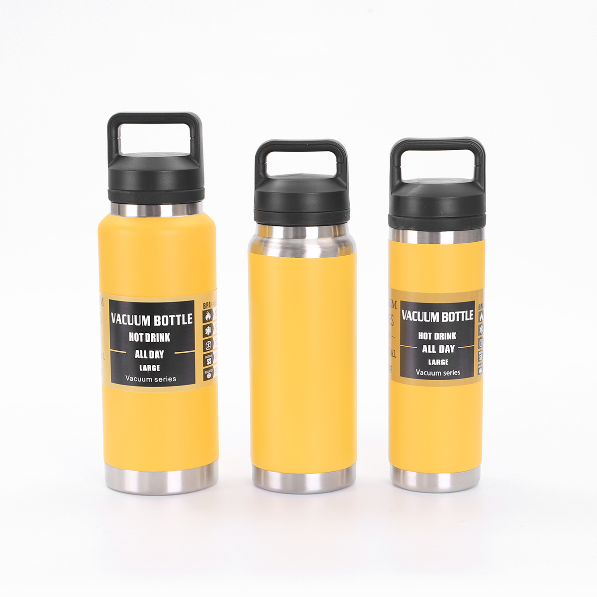 Venta caliente transfronteriza Taza de aislamiento de acero inoxidable 304 Hervidor deportivo de vacío portátil Olla de montañismo portátil al aire libre de gran capacidad