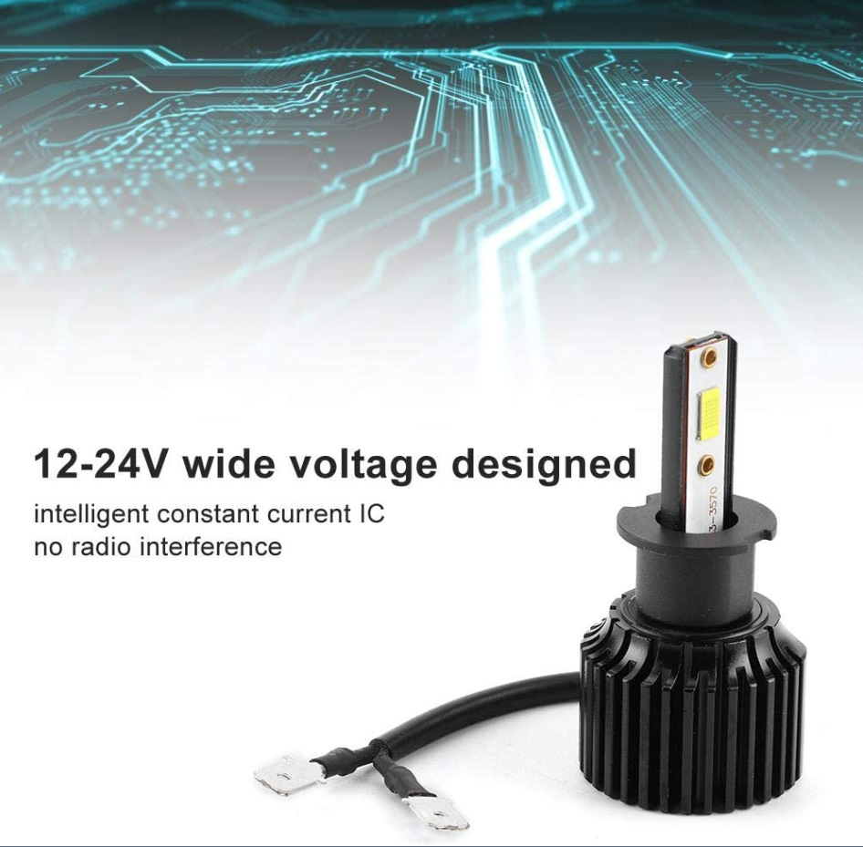 Fuente transfronteriza luz de automóvil LED brillante H3 / CSP lámpara de lámpara de niebla de alta potencia lámpara de niebla de automóvil de alto lumen