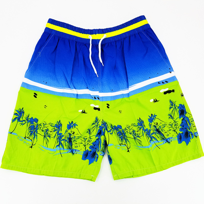 Inelastic Elasticity Beach Occasion Regular Fit Fit Type Men'S Coconut Tree Casual Regular Fit Men's Bottoms