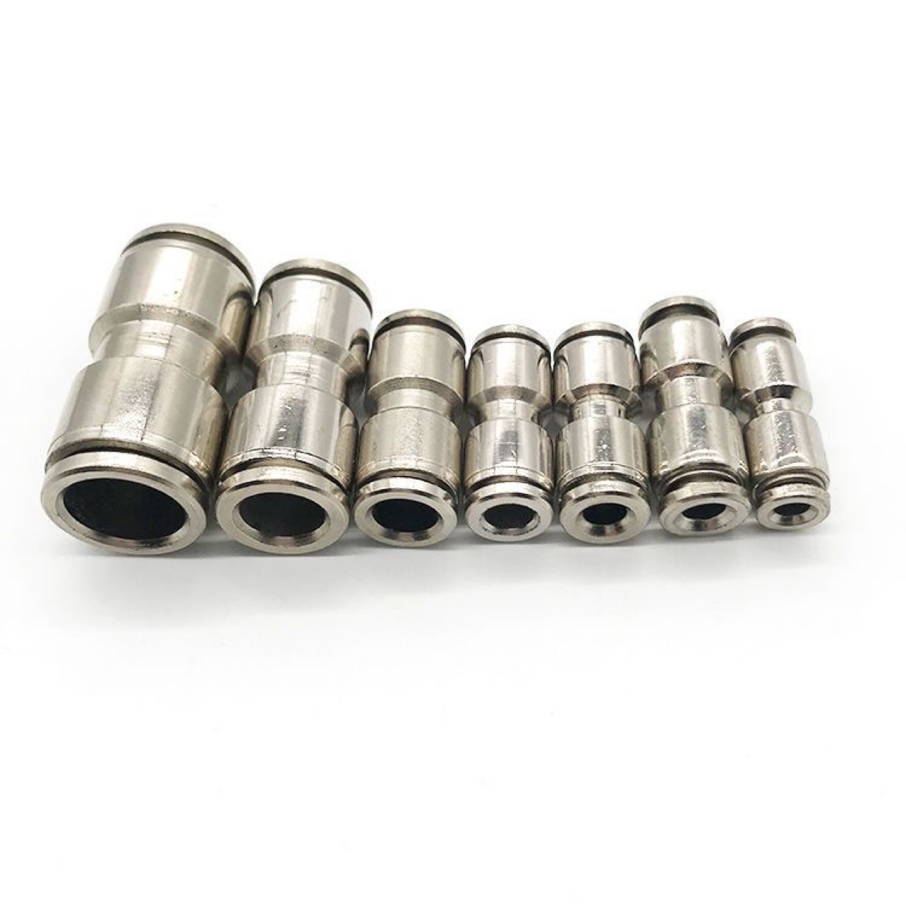 气动快速接头直角弯头高温高压耐腐蚀全铜镀镍快插气管接头PL8-02