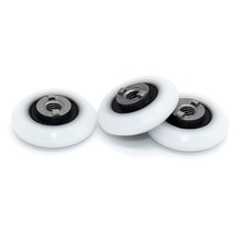 滑轮S688RS轴承包塑胶V型导轨轮传动线传送机械滚轮M5*25.4*8.E❇