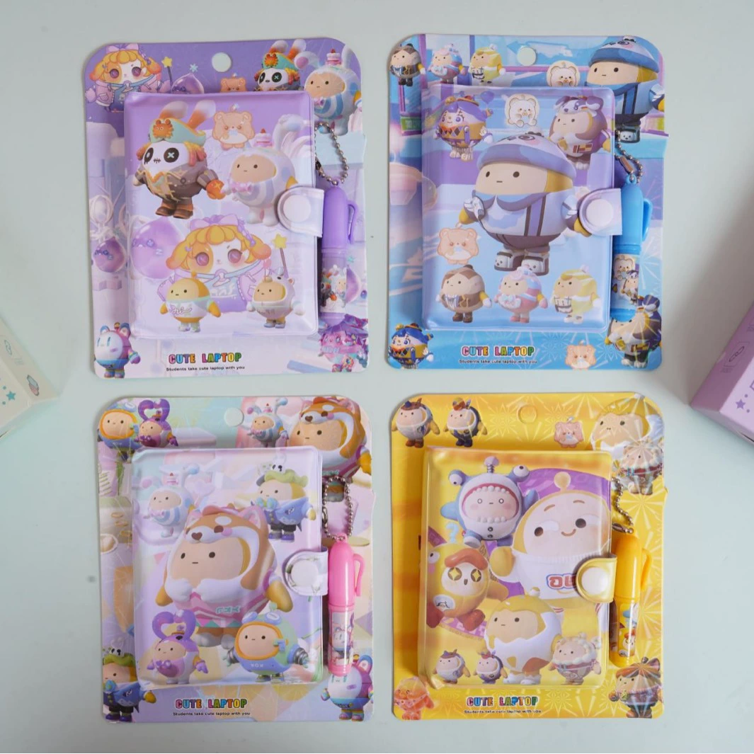 Small handheld pocket cartoon cute laptop