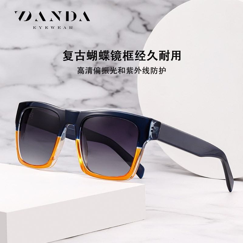 Venta caliente transfronteriza nuevas gafas de sol S31132 moda hombres y mujeres mismas gafas de sol polarizadas al aire libre protector solar gafas de calle