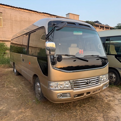 二手中型客车19座客车 23座客车中巴车考斯特商务电动门二手海狮