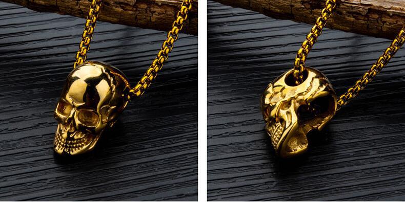Décontractée Punk Crâne Alliage Placage Halloween Hommes Pendentif display picture 7