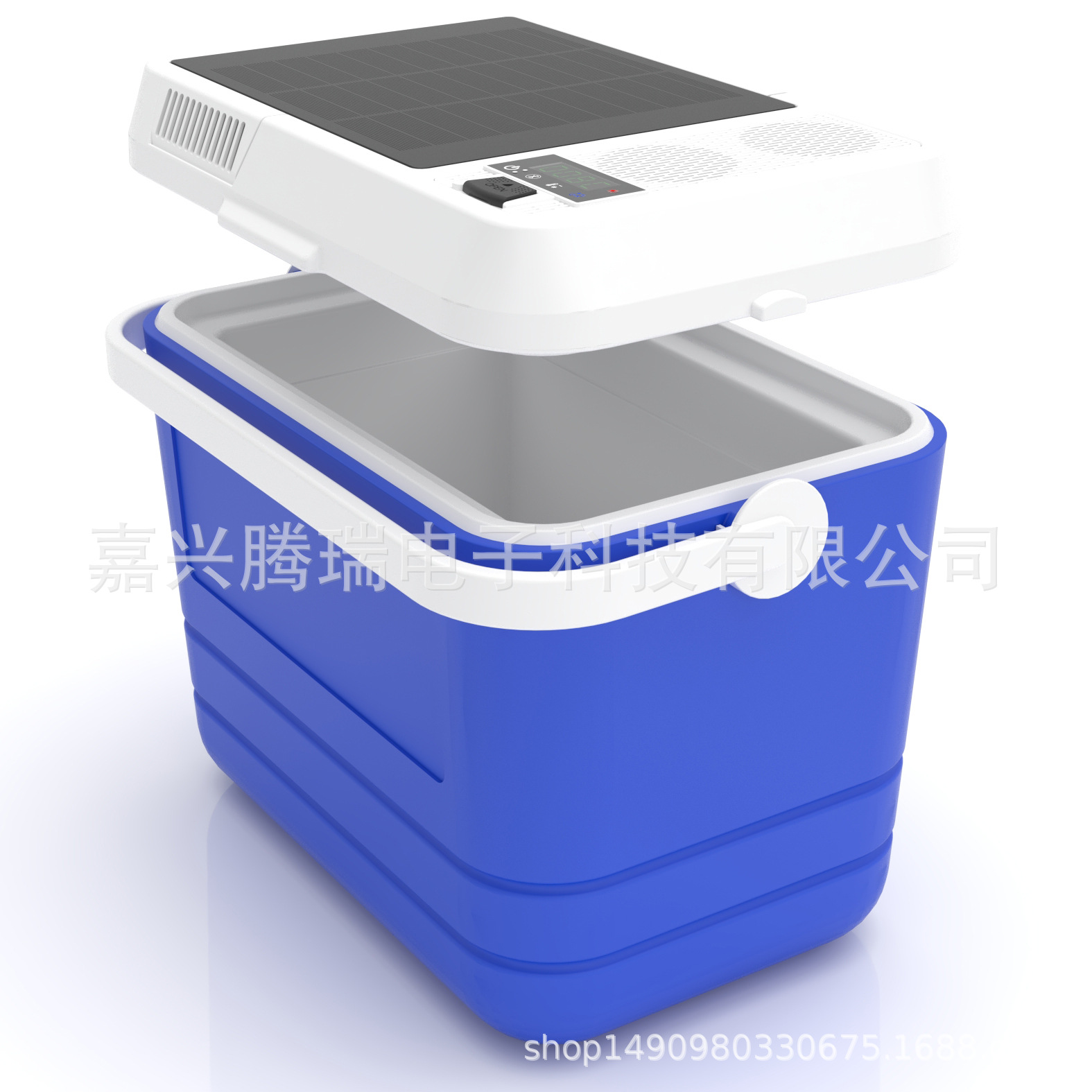 22L Insulated Box with Semiconductor Refrigeration, Suitable for Stalls, Car Use, Home Use, Outdoor Picnics, Keeps Cold and Hot, Portable