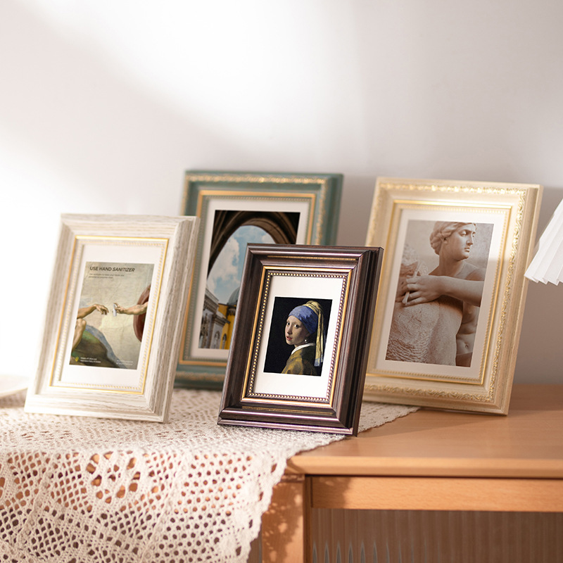 復古相框歐式擺台56寸相框7810寸A4婚紗掛牆藝術影樓畫框相片框