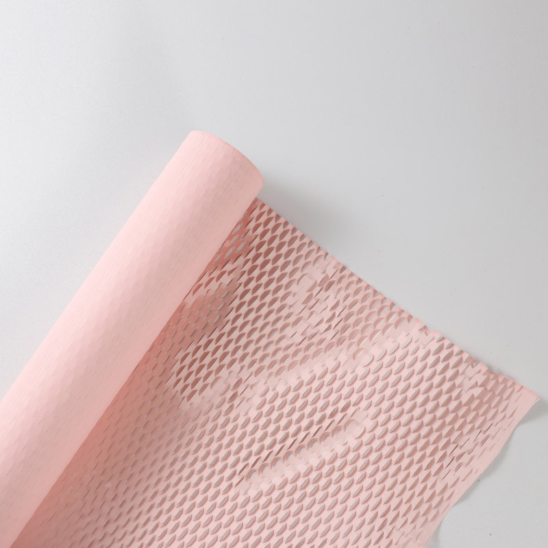 Materiales de embalaje de papel de nido de abeja ecológicos para flores, papel de malla artística para ramos, papel de envoltura con forro de malla, papel de malla floral para floristería