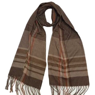 Autumn and Winter new children's scarf cashmere plaid warm British parent-child scarf shawl Jindian scarf