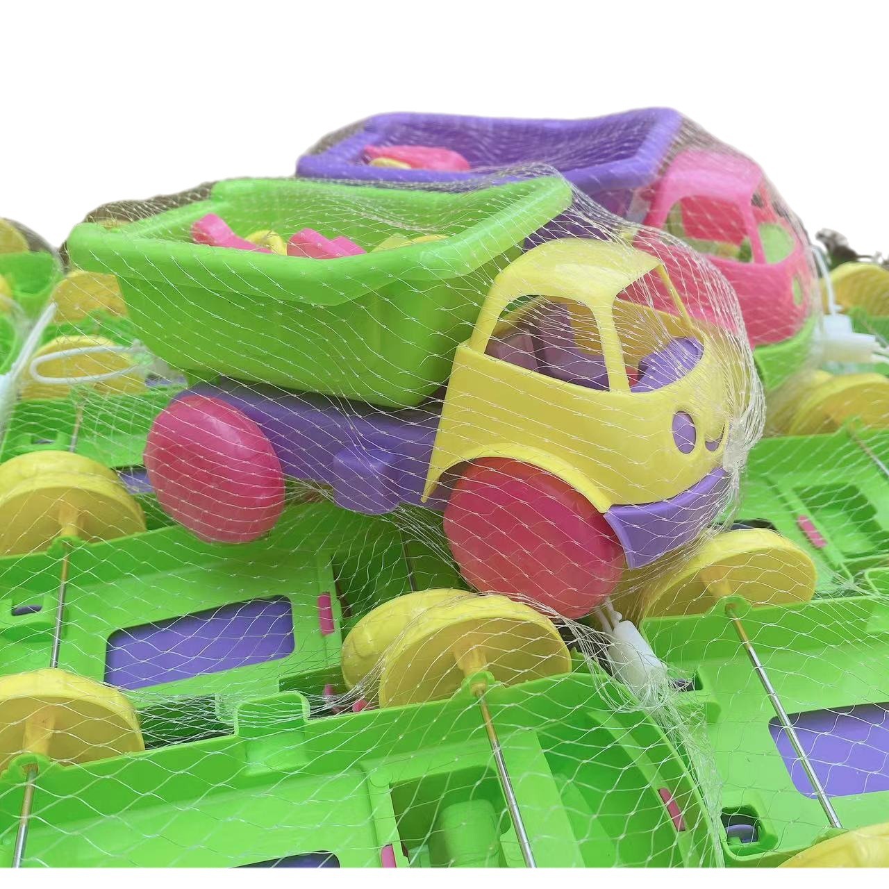 Juguetes para niños, carro de playa, juguetes de agua, bolsas de red de ocio con pala para cavar arena, puesta de arena de verano