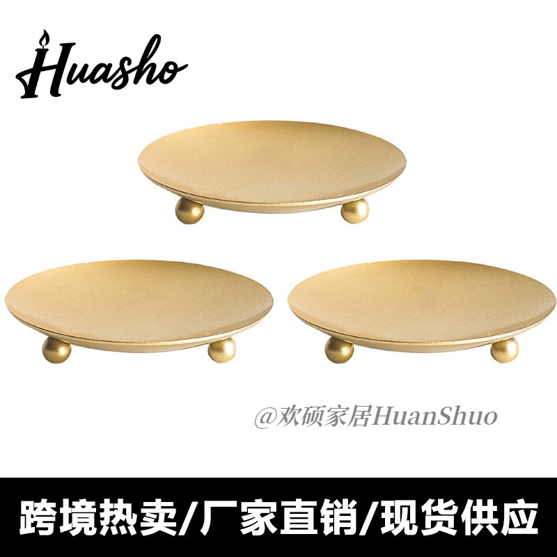 Amazon Set of 3 Golden Candle Stand Trust Vehicle U.S. Iron Plate…