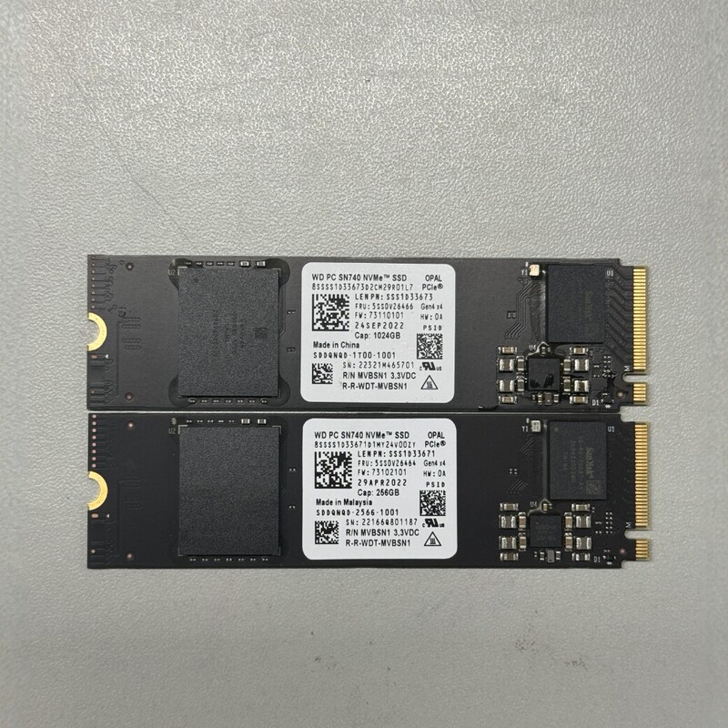 Suitable for Western Digital Sn740 512G1T M.2 Pcie4.0 Solid State Drive Notebook Desktop Ssd