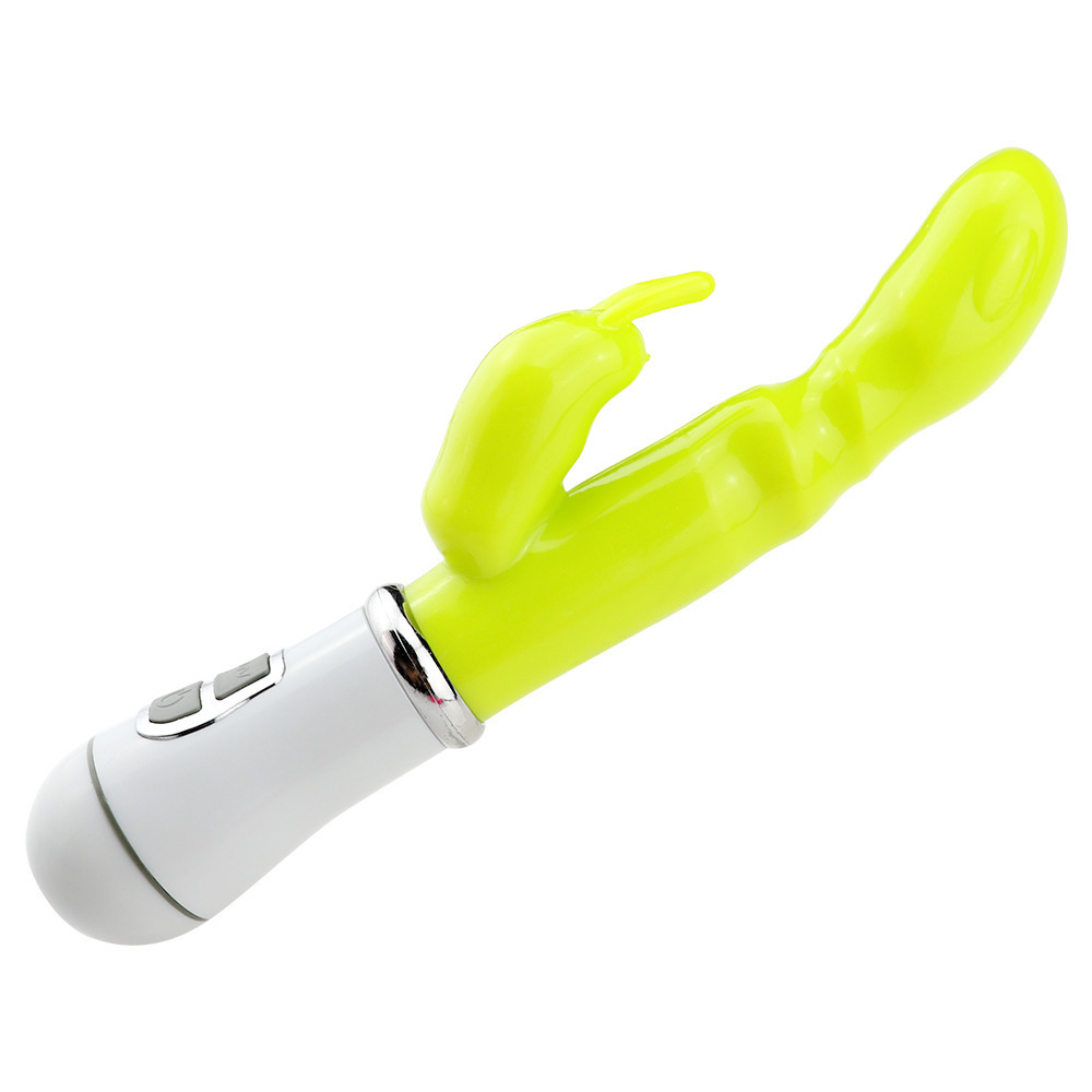 Rabbit Vibrator with Variable Frequency Modes, TPE Body, Button Control, Purple Battery-Powered Design — detail image 10