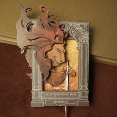 Authentic Licensed Harry Potter Hogwarts College Wooden Fridge Magnet Magnetic Sticker 3D Magnet Retro Props 