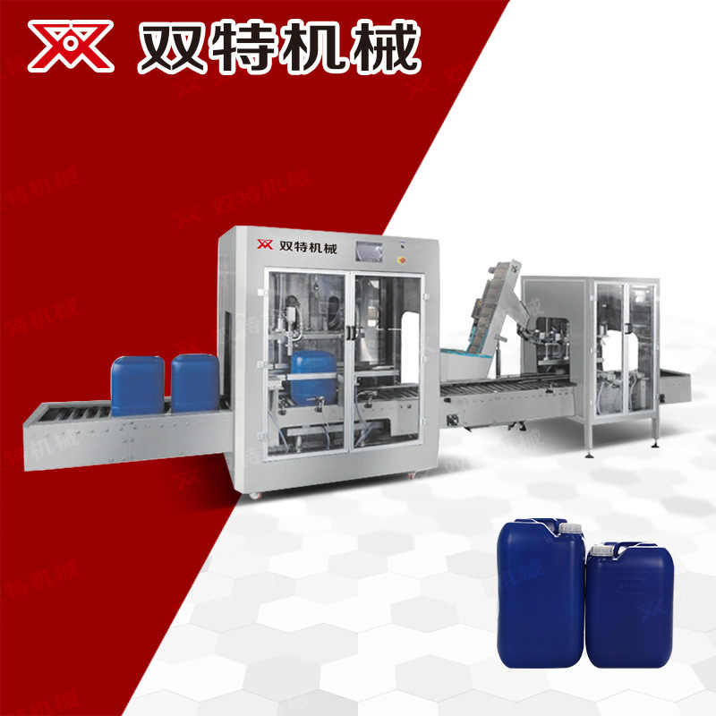 全自动防腐式称重灌装机 化工助剂油脂防腐蚀称重灌装生产线设备