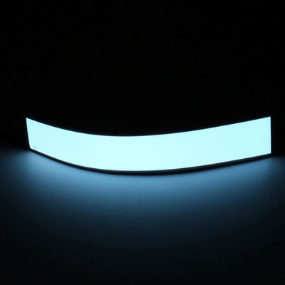 Ultra-thin luminous sheet model light DIY cold light strip creative costume prop decorative light sheet EL cold light strip battery (Cold light sheet) - white-5cm30cm-comes-with-a-battery-box-batteries-need-to-be-purchased-separately