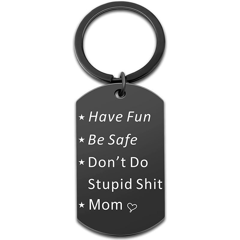 New Stainless Steel Driver Keychain for Boyfriend New Driver Gift College Student Daughter High School Graduation Gift