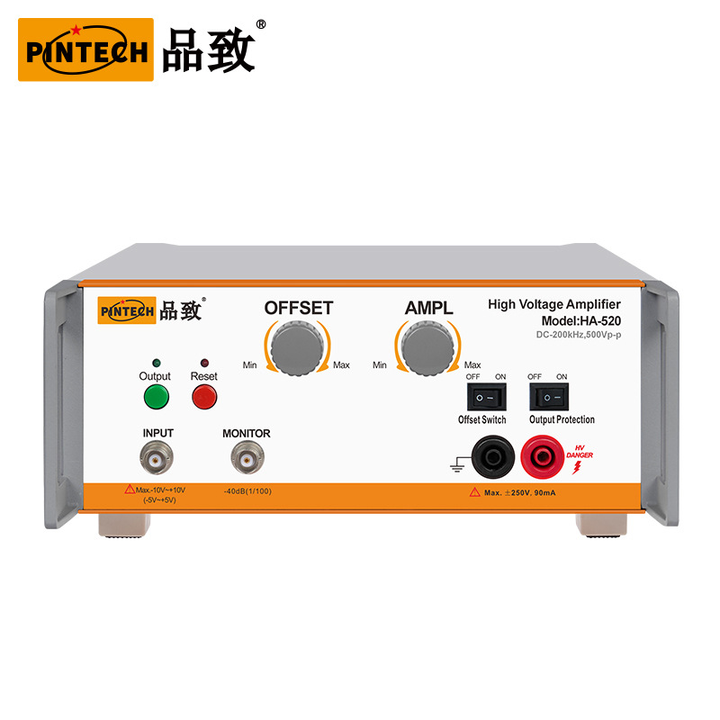 品致HA-520(200kHz,500Vp-p)高压信号放大器，压电陶瓷高压放大器