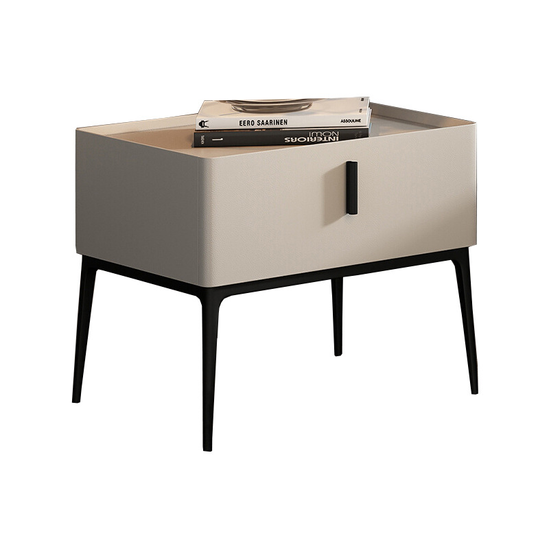 Italiano minimalista mesita de noche simple pequeño cajón único mesita de noche gabinete de almacenamiento combinación 2023 Nuevo