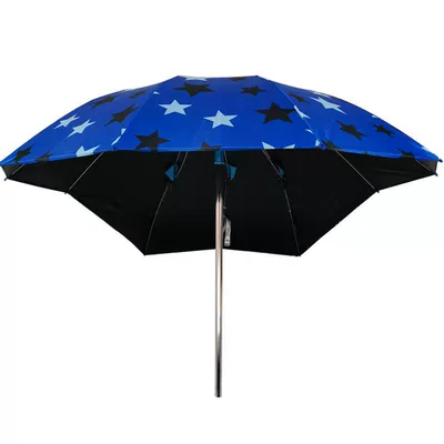 Elektromobil üçün ön şüşə çətiri (günlük) | sunshade, black vinyl sun - five-pointed-star-blue-extended-vinyl-umbrella-single-umbrella-without-a-stand