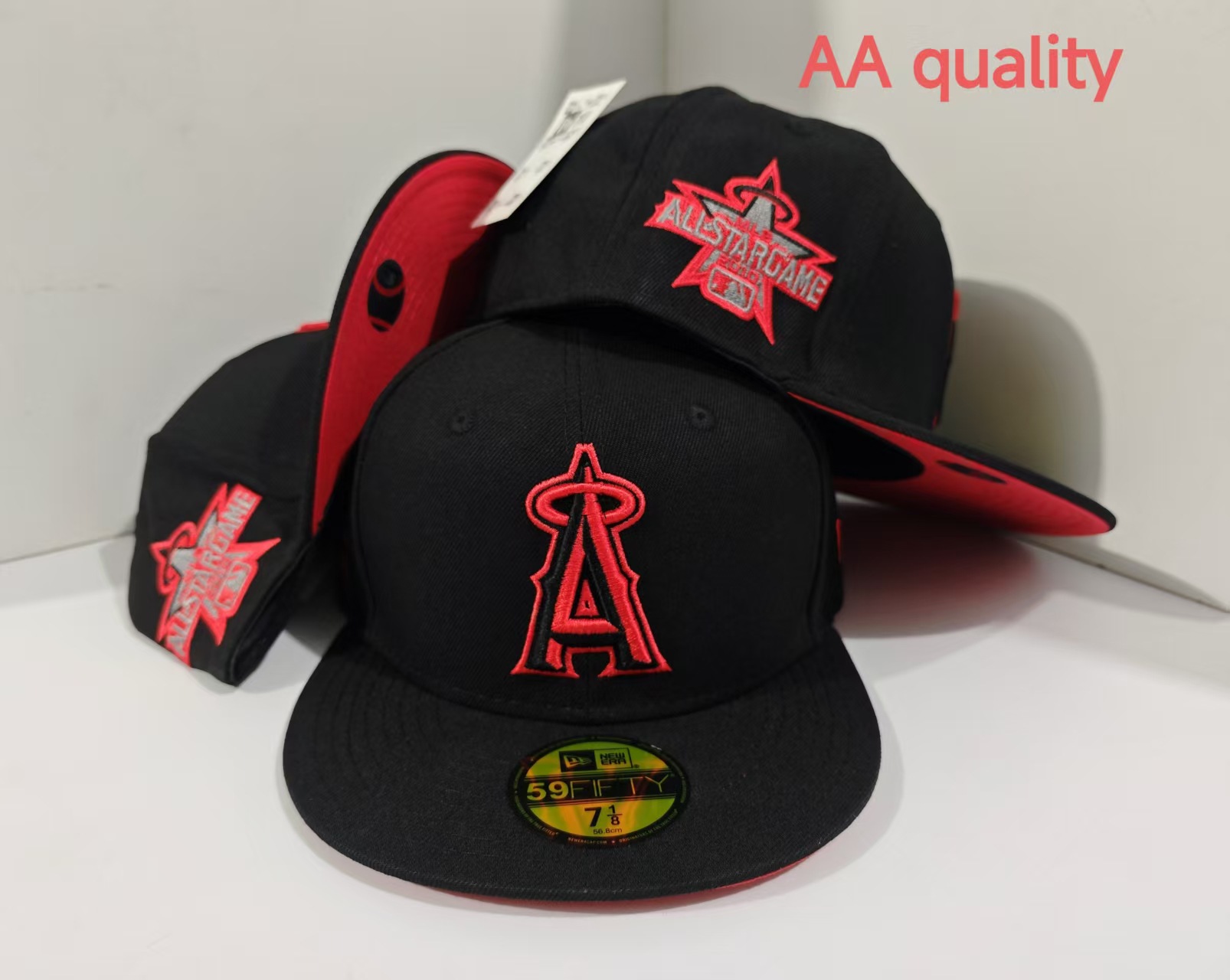 Gorra de Béisbol de Comercio Transfronterizo al por Mayor 2025, con Bordado de Letras con Patrón AA, Gorra de Visera Plana Moderna para Hombre