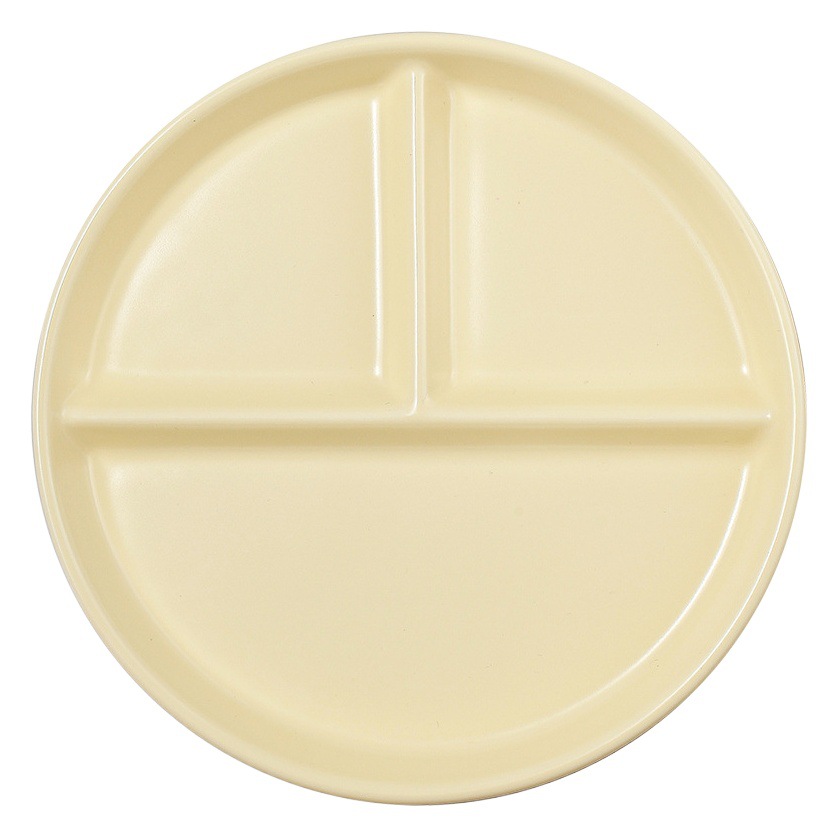 Creativo plato dividido de tres rejillas plato de desayuno para adultos vajilla para niños para una persona Placa separada reductora de grasa en el hogar