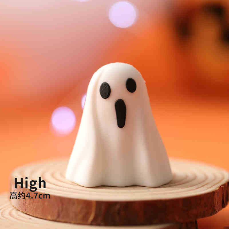 2025年ハロウィンパンダケーキデコレーションプラグイン、面白いカボチャと幽霊のパーティーフェスティバルハッピー装飾飾り|undefined