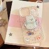 White edge magnetic suction, cute Wang Pink Blue Star + Green Wipe West Highland magnetic suction bracket