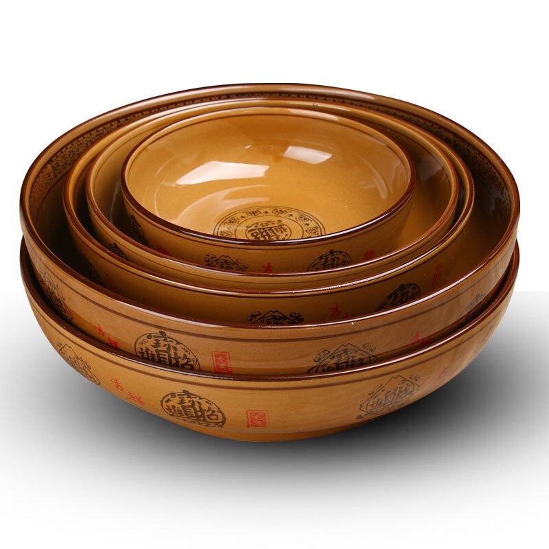 Ceramic large soup bowls, various sizes, ceramic tableware, fortune-bringing large bowls, pickled fish stew, spicy hot pot, affordable Ceramic large soup bowls, various sizes, ceramic tableware, fortune-bringing large bowls, pickled fish stew, spicy hot pot, affordable