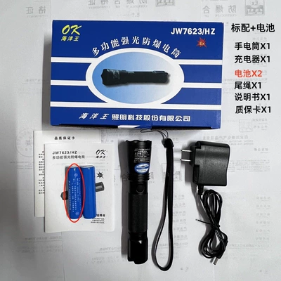 Flashlight Jw76 Inspection – UV fənərlər - 7623-standard-configuration-battery