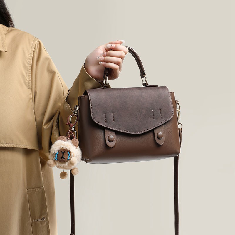 Women's Handbag 2026 New Summer Genuine Leather Crossbody Bag Luxury Cambridge Shoulder Bag - Thumbnail 4