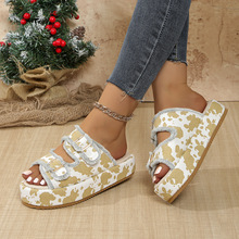 ���Q��a�˸�ţ�в�Ƥ����һ�_�ś���ЬŮ���⴩2024�¿�����Ь