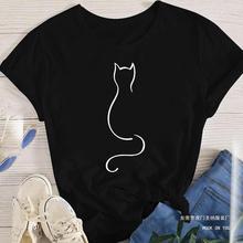 Women Lady Oversized T-shirt Tees Female Korean Fashion Summ