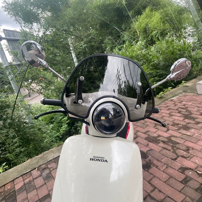 Applicable to Xindizhou Honda NS125LA Windshield Xindizhou Retro Pedal Motorcycle Change Parts Windshield (Motorcycle front windshield)