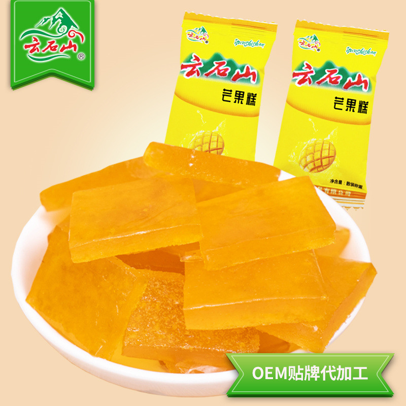 Yunshishan Mango 500g Jiangxi Province specialty Jujube cake Processing children snacks One piece On behalf of