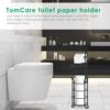 Sanitary paper frame and 3 spare roll metal wire stands independent sanitary roll paper storage bathroom racks