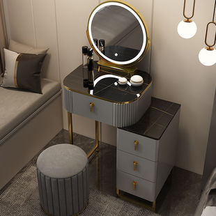 Light luxury dressing table storage cabinet integrated bedroom modern minimalist small apartment minimalist net red style makeup table special offer