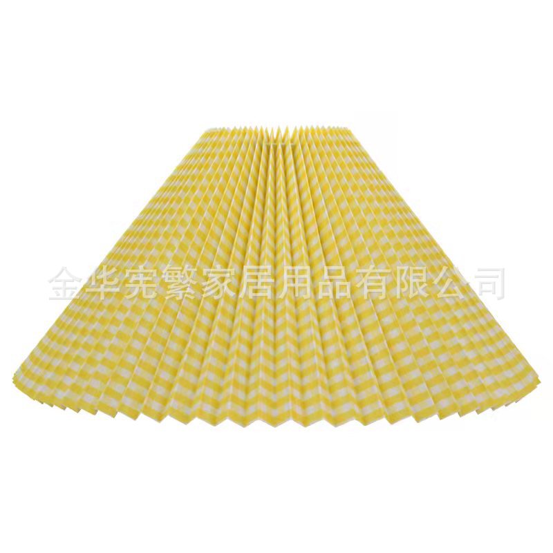 45cm gran Internet celebridad plisada tela plisada pantalla lámpara de pie accesorios Shell dormitorio Sala estar cubierta araña decorativa