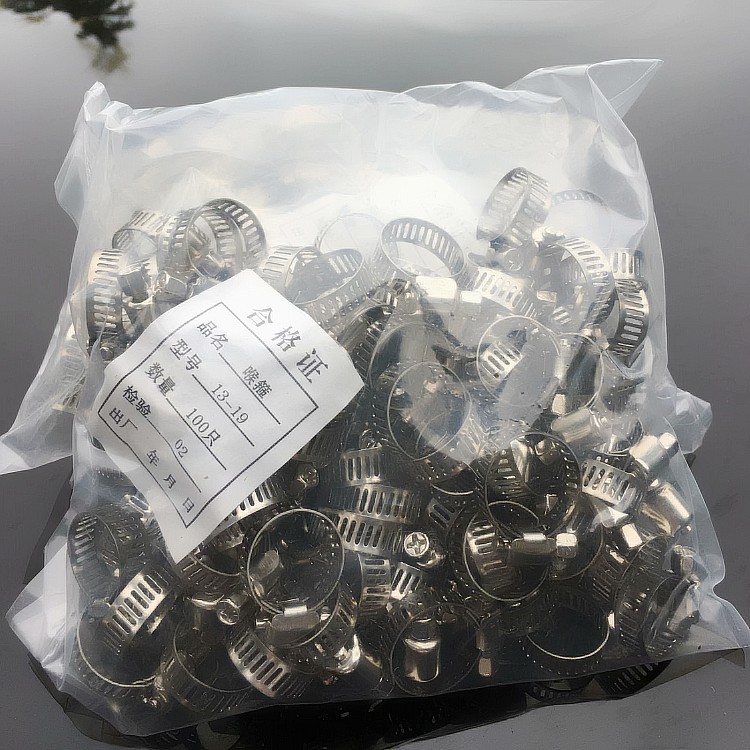 Acero inoxidable manguera abrazadera abrazadera abrazadera abrazadera de tubería de gas abrazadera de tubería de pulgada abrazadera llave abrazadera de tubería de agua