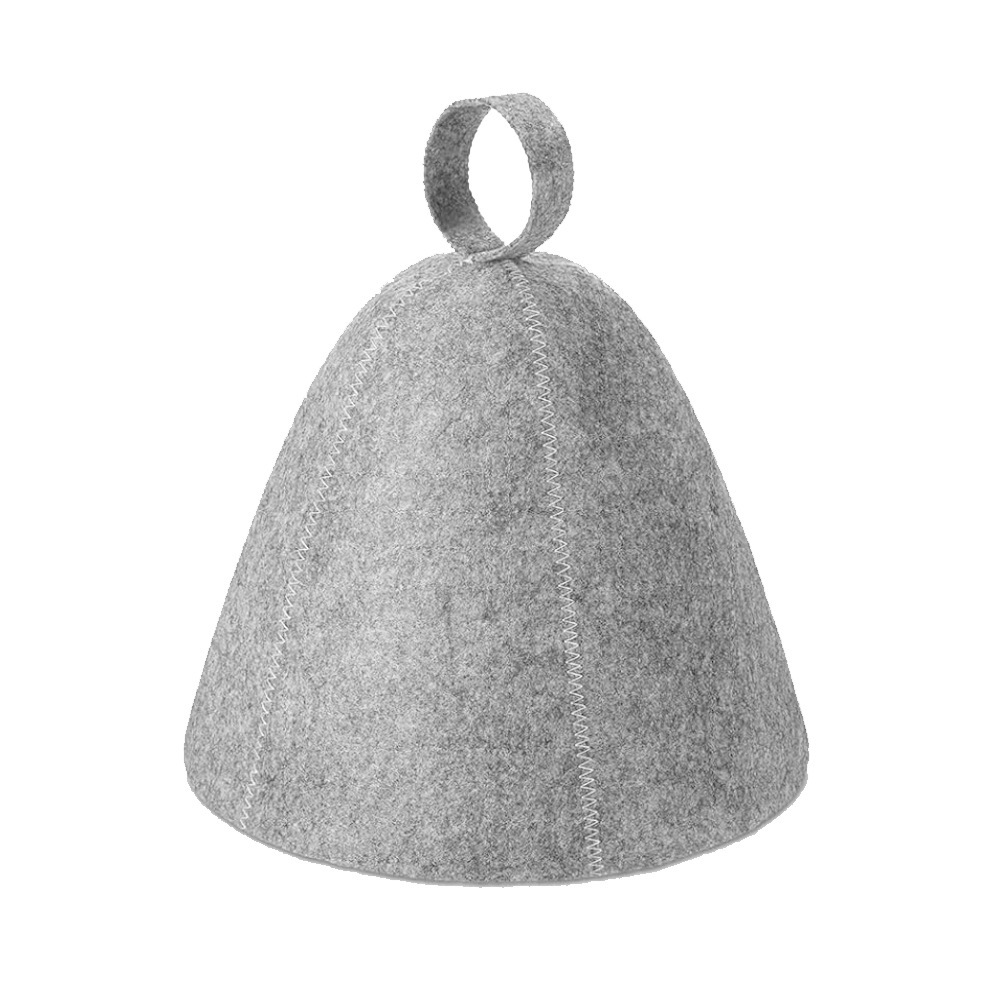 Absorbent Hair Drying Cap For Bathroom And Sauna In Grey_voghion.com