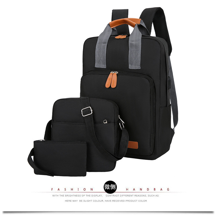 New large-capacity casual and simple hand-held backpack, business commuting schoolbag, short-distance business trip casual computer backpack undefined