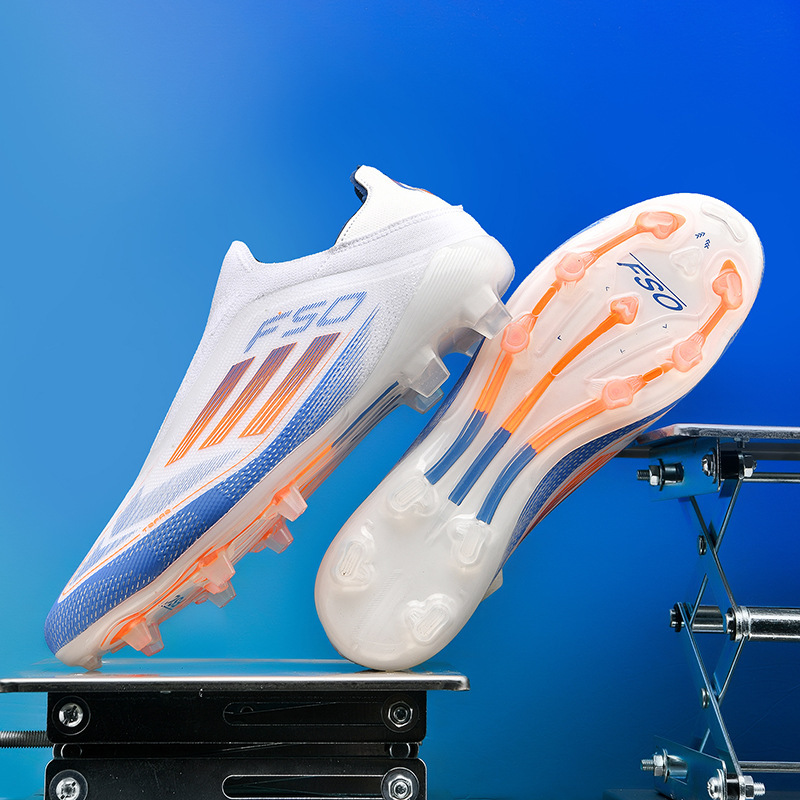 Zapatos de Fútbol de Corte Bajo F50 en Cuero Sintético y Caucho, para Césped Artificial