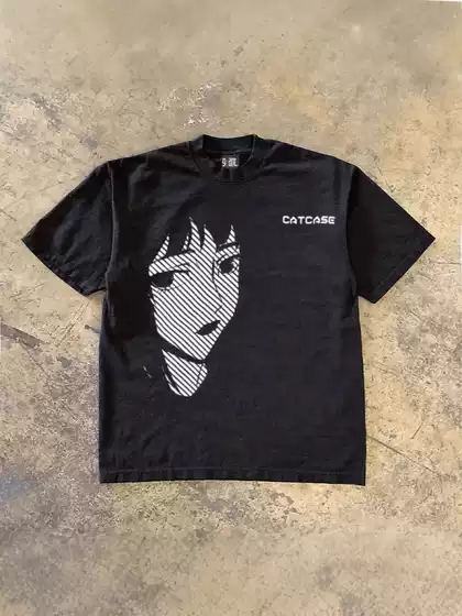 250GSM Heavyweight Cotton! American Oversize Anime Girl Graphic Couple Tee, Loose Fit T-Shirt for Men and Women