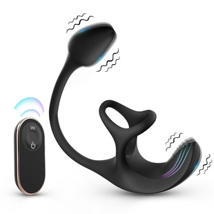 Silicone Semen Locking Ring for Men, Anti-Ejaculation Prostate Massage, Vibrating Ring for Men and Women, Anal Stimulation Anal Plug Sex Toy