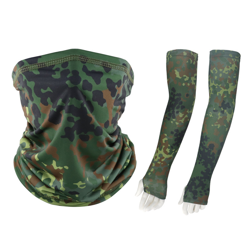 Durban Green (babero de seda de hielo con dedos y mangas de hielo)