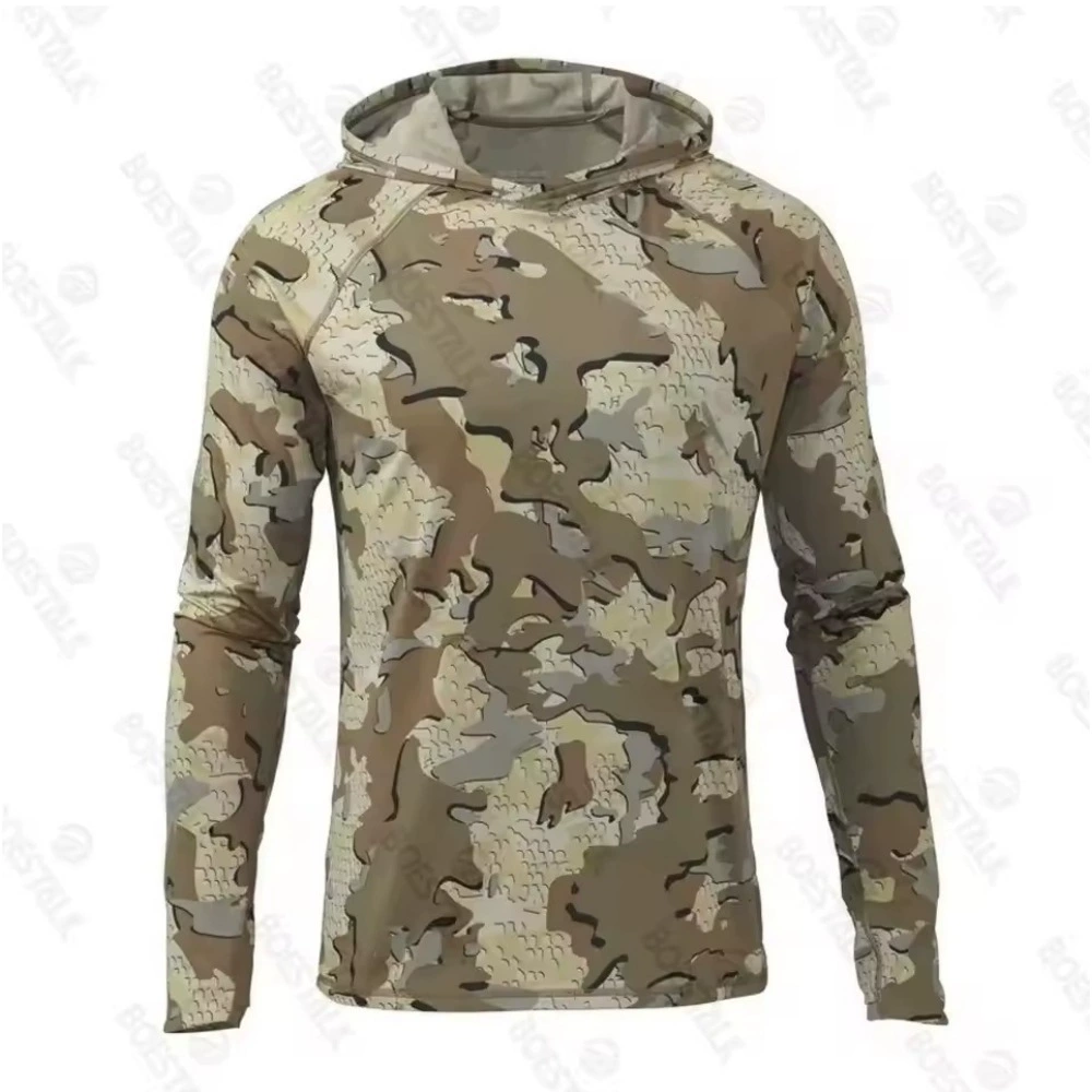 Men's hooded UV protection fishing outfit Color 4