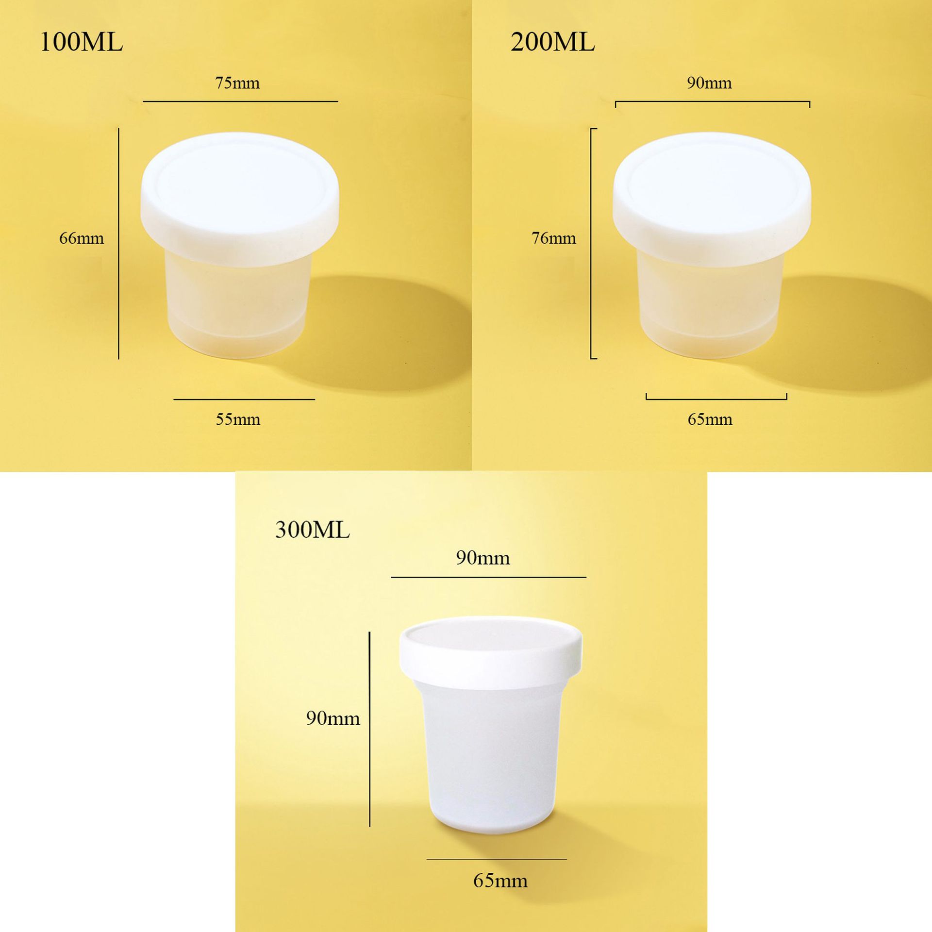 加厚款奶茶甜品布丁杯酸奶盒果冻杯桃胶炖奶杯子一次性包装盒定制